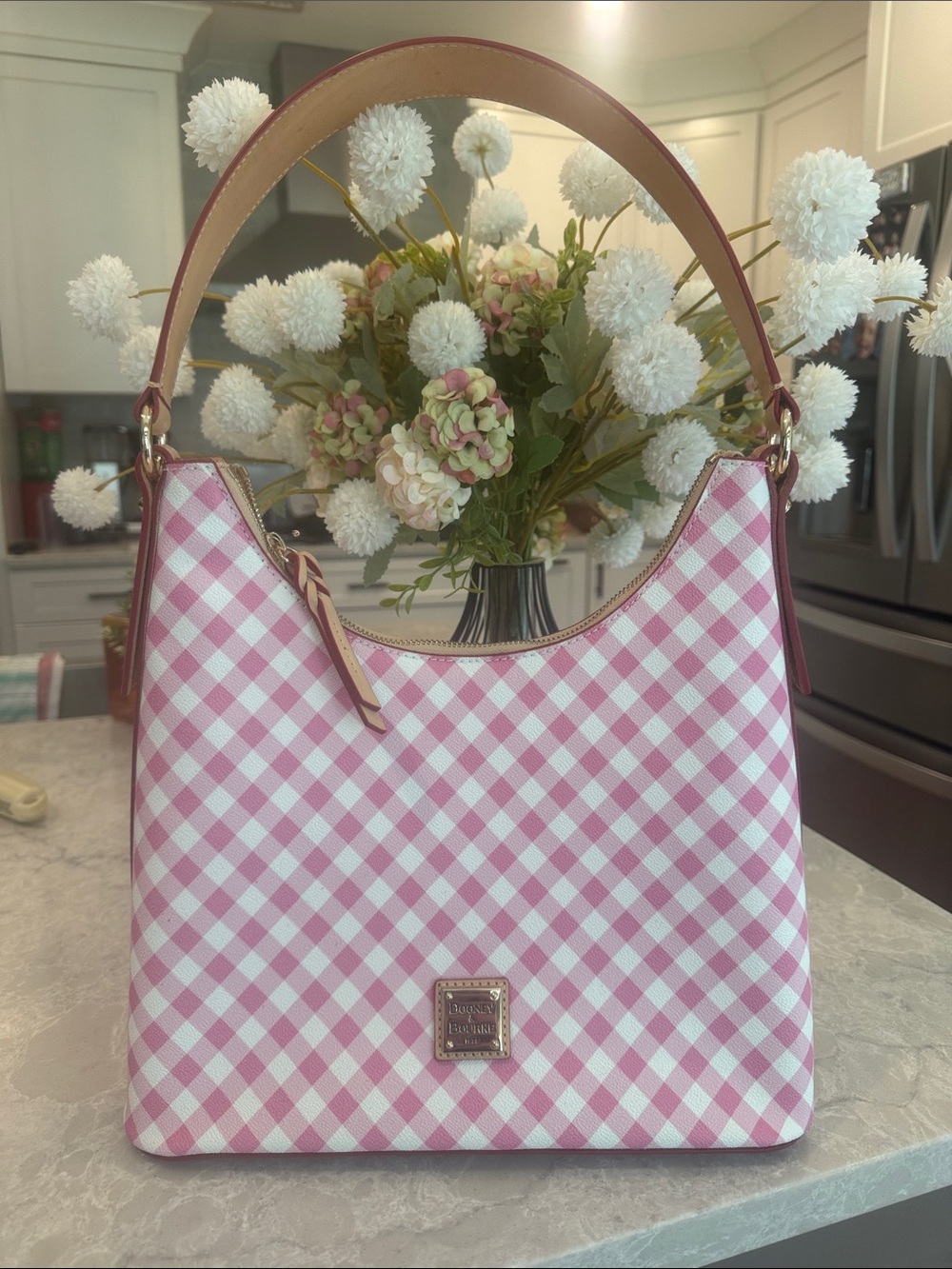 Dooney & Bourke Gingham II Hobo Shoulder Bag